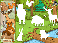 Les animaux de la forêt, jeu éducatif en ligne